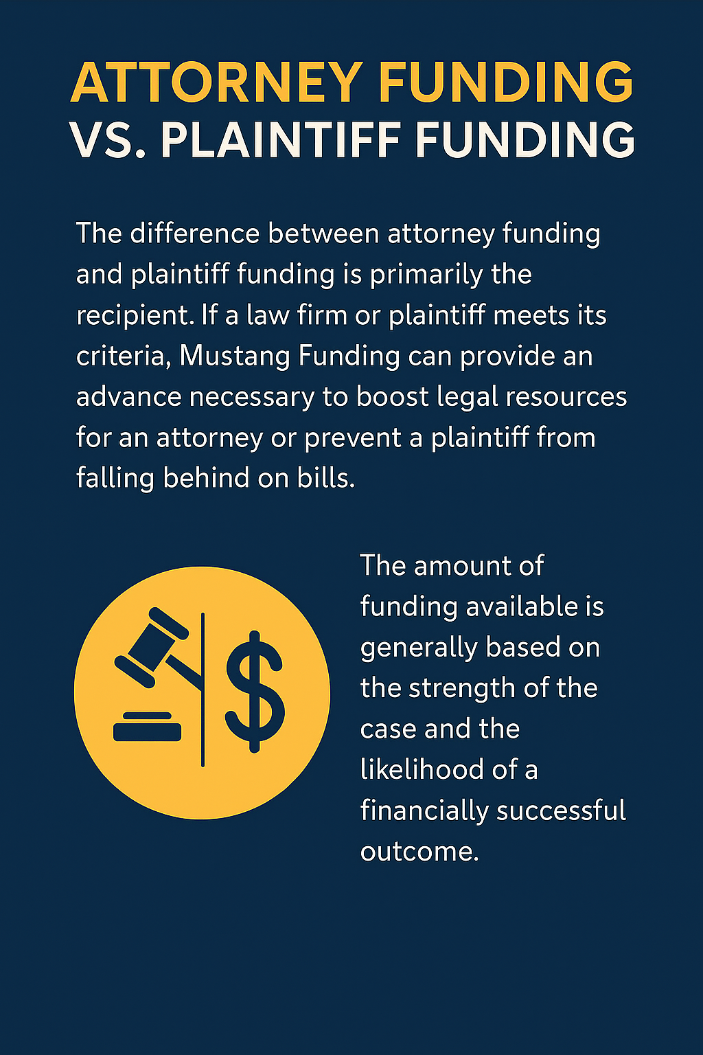 Attorney Funding vs Plaintiff Funding